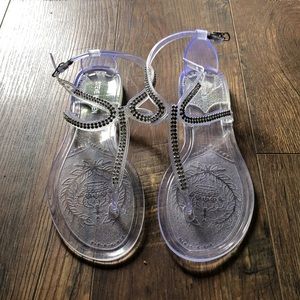 New Steve Madden Saba Jelly Sandal - Clear